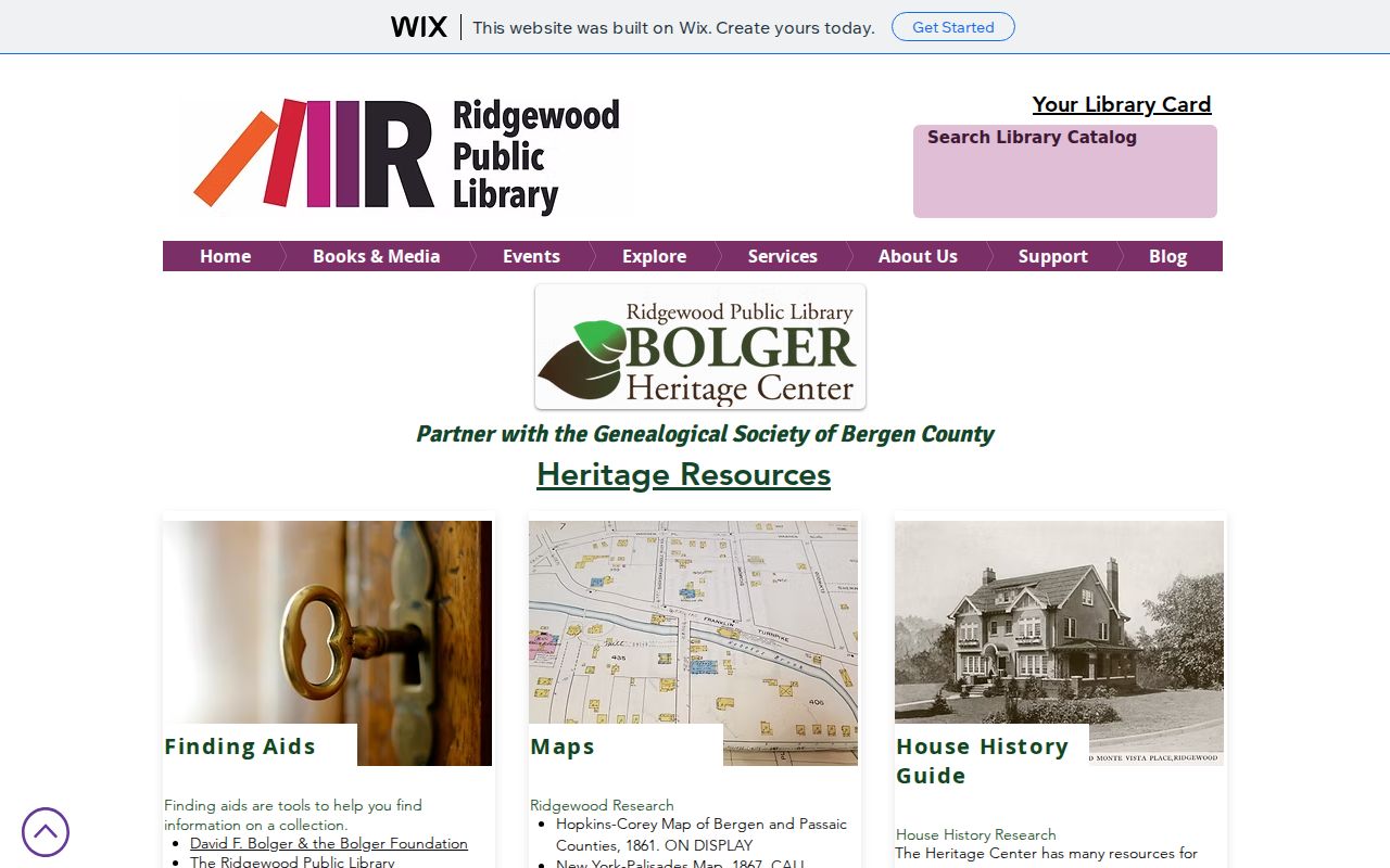 Paramus city directory research resources at the Bolger Heritage Center